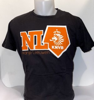 Oranje Leeuwen Shirt (zwart)