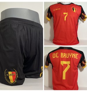 De Bruyne België Voetbalshirt + Broek