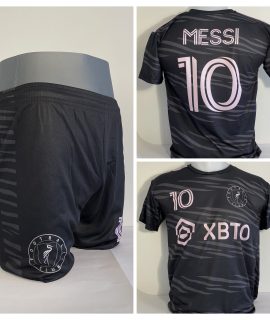 Messi Inter Miami Voetbalshirt + Broek Uit