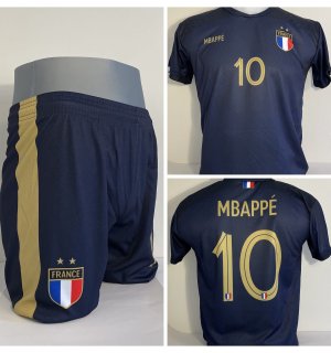 Mbappé Frankrijk Voetbalshirt + Broek