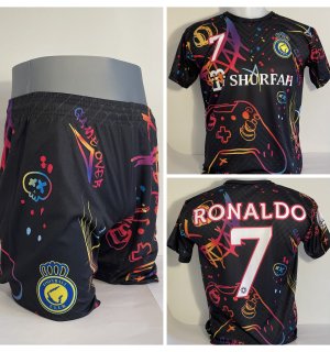 Ronaldo Al-Nassr Voetbalshirt + Broek (Game Tenue)