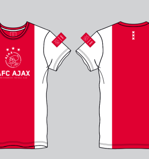 Shirt Ajax rood/wit