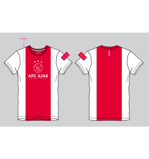AFC Ajax Amsterdam Kids T-shirt Rood/Wit