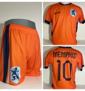 Nederlands Elftal Memphis Voetbalshirt + Broek