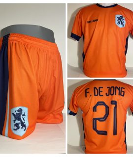 Nederlands Elftal F. De Jong Voetbalshirt + Broek
