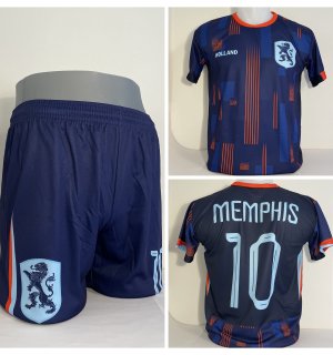Nederlands Elftal Memphis Uit Tenue