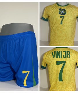 Vini Jr Brazilië Voetbalshirt + Broek
