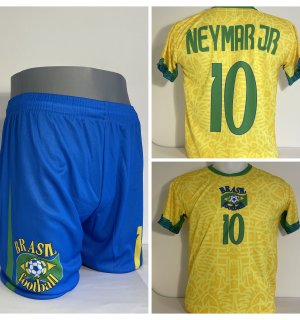 Neymar Brazilië Voetbalshirt + Broek