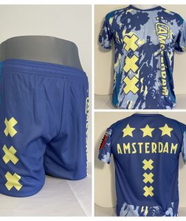 Amsterdam Voetbalshirt + Broek Blauw/Geel