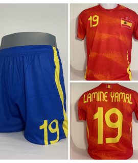 Lamine Yamal Voetbalshirt + Broek