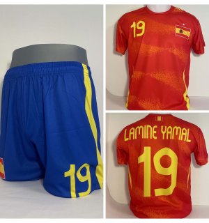 Lamine Yamal Voetbalshirt + Broek