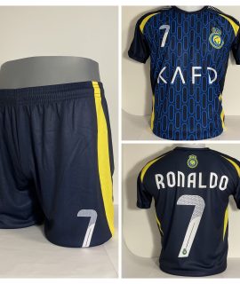 Ronaldo Al Nassr Voetbalshirt + Broek Uit Nieuw