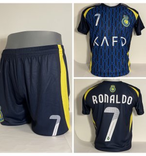 Ronaldo Al Nassr Voetbalshirt + Broek Uit Nieuw