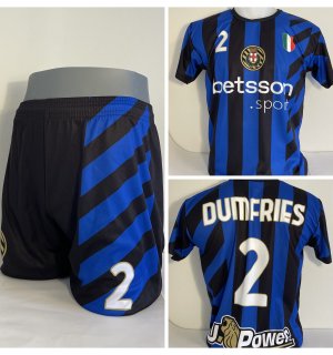 Denzel Dumfries Voetbalshirt + Broek Thuis