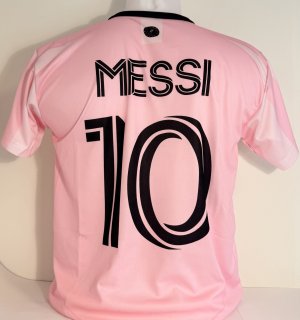 Voetbal shirt Messi roze