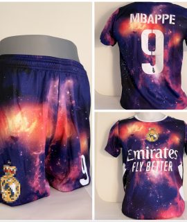 Mbappe Voetbalshirt + Broek Galaxy
