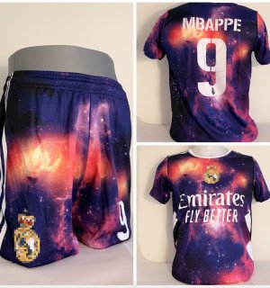 Mbappe Voetbalshirt + Broek Galaxy