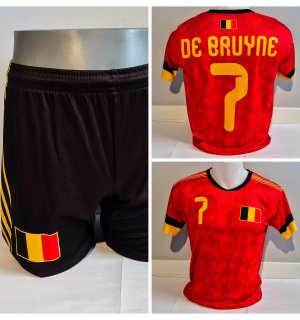 De Bruyne België Thuis Voetbalshirt + Broek