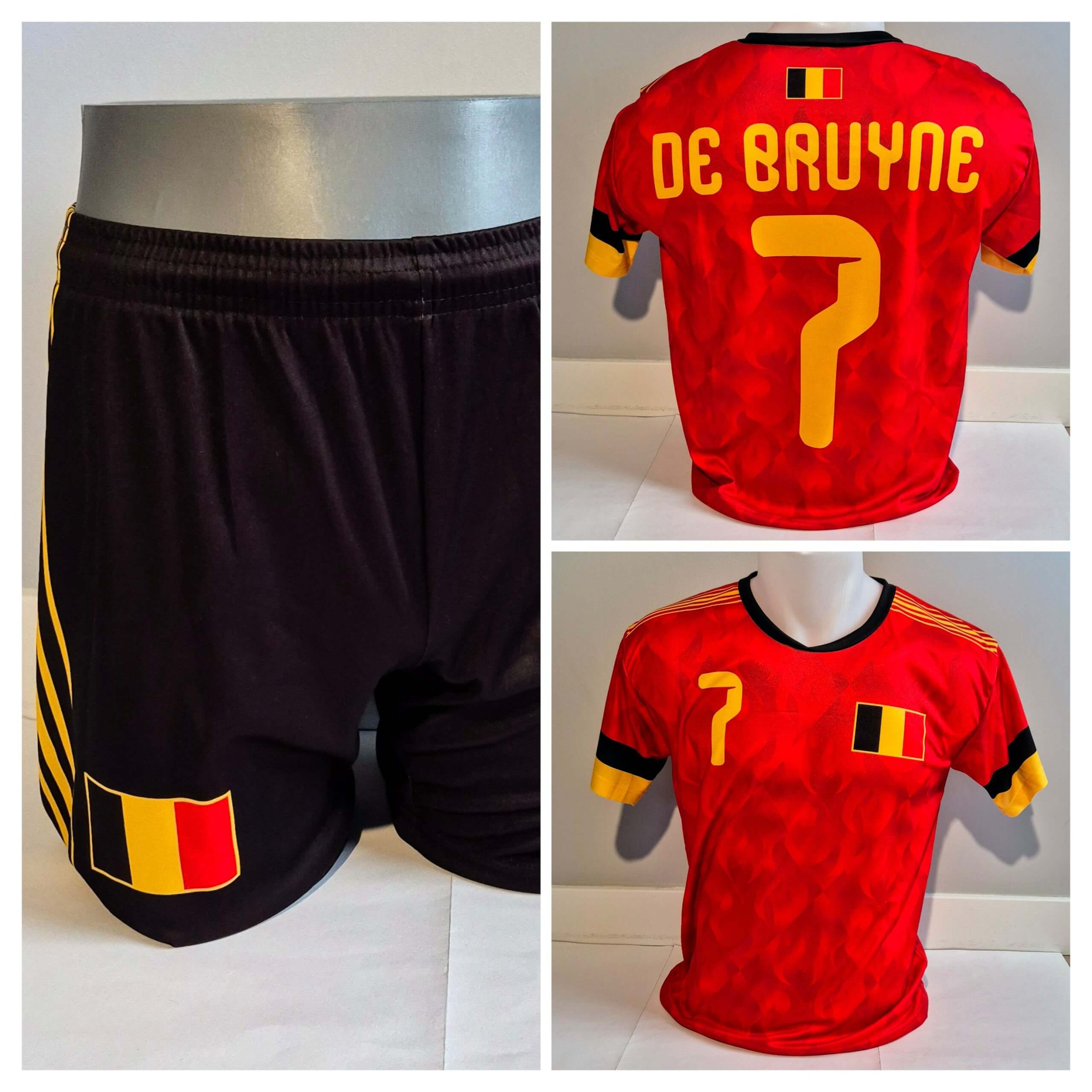 De Bruyne België Thuis Voetbalshirt + Broek