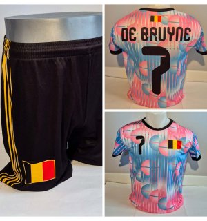 De Bruyne België 2026 Uit Voetbalshirt + Broek
