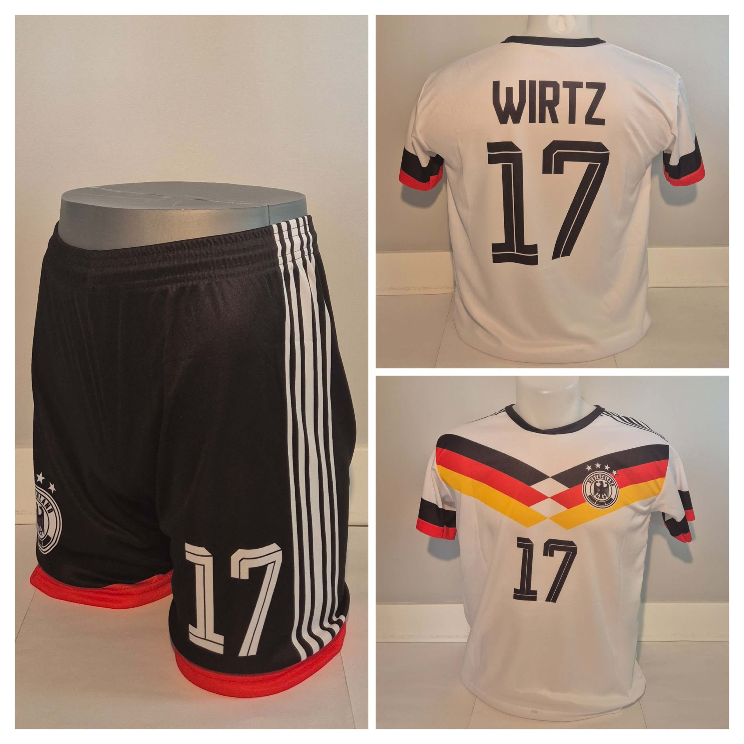 Wirtz Duitsland 2026 - 2028 Thuis Voetbalshirt + Broek